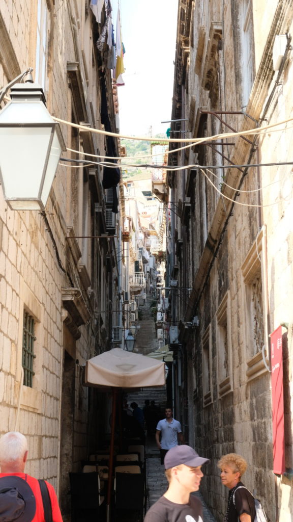 Old Narrow Streets Inside Old Town Dubrovnik