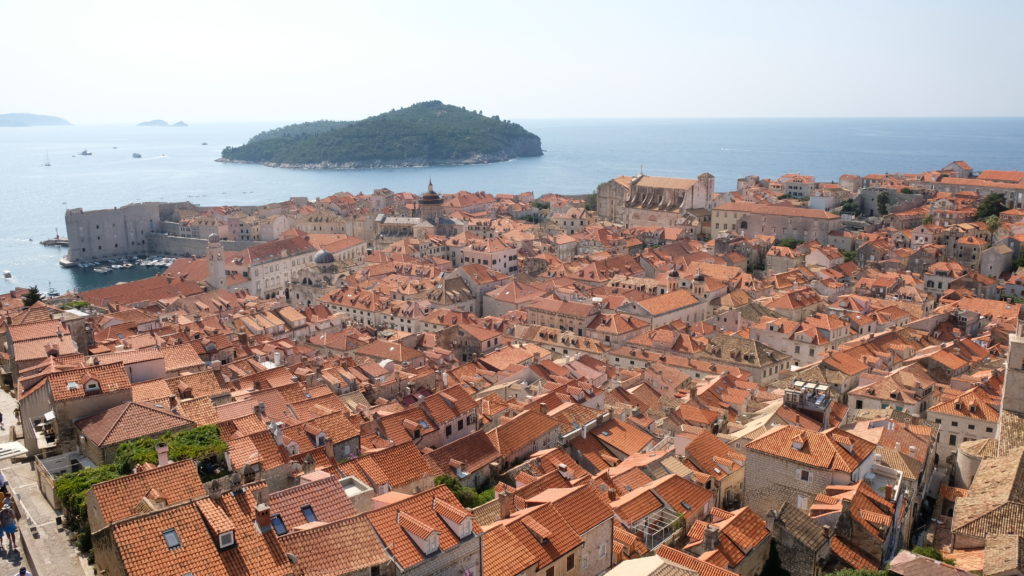 Dubrovnik Old Town View From the Wall