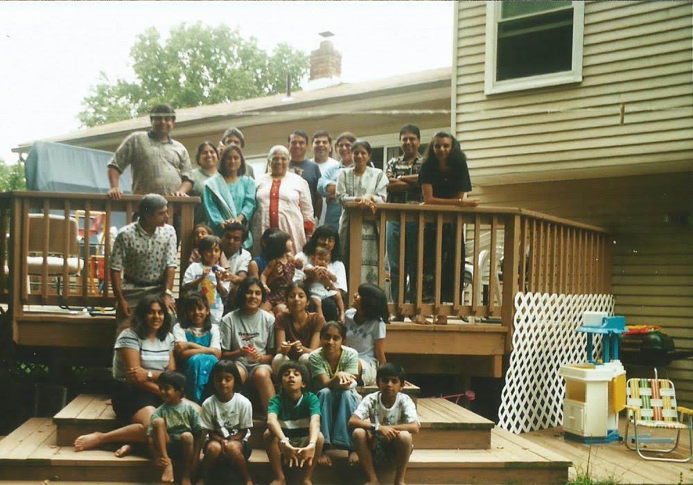 Kothary Family In the Backyard