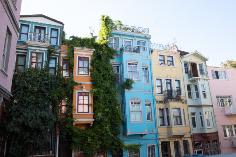 Colorful houses in Balat