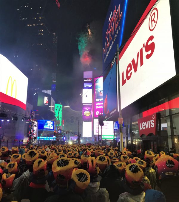 New Years Eve Times Square Ball Raising